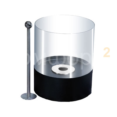Биокамин Delmond Rolming Black